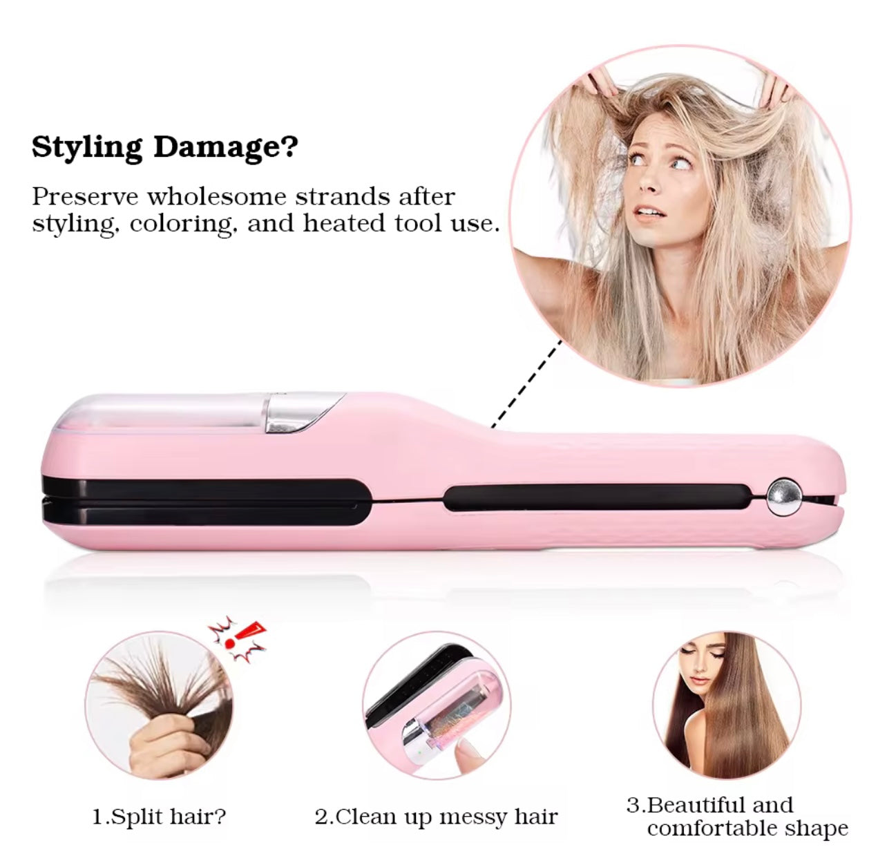 Electric Cordless Hair Ends Cutter